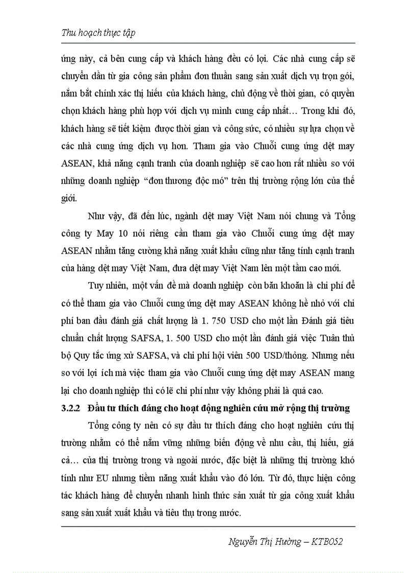 image for page Giải pháp đẩy mạnh xuất khẩu hàng dệt may của Tổng công ty May 10 sang Châu Âu