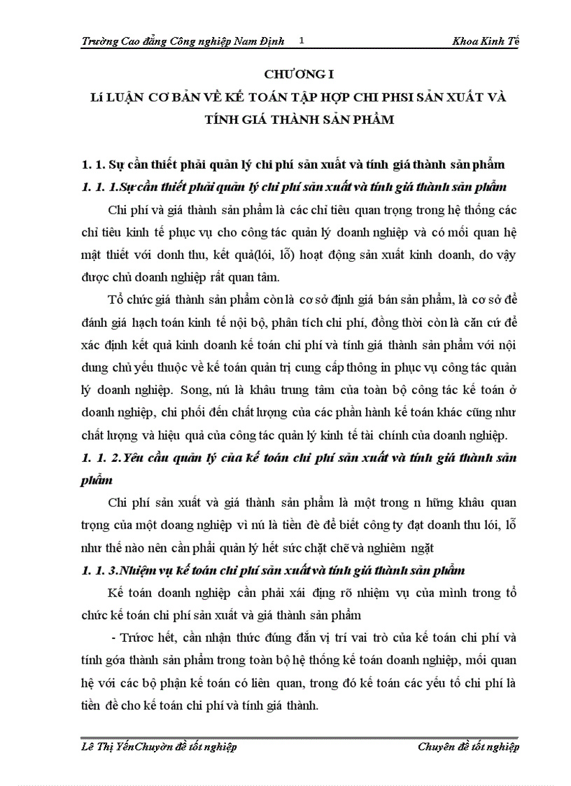 image for page Tổ chức công tác kế toán tập hợp chi phí và tính giá thành sản phẩm tại Công Ty Cổ Phần và Đầu Tư Xây Dựng Số 1 Hà Nội