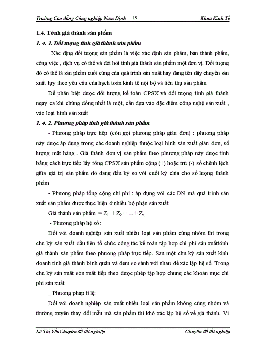 image for page Tổ chức công tác kế toán tập hợp chi phí và tính giá thành sản phẩm tại Công Ty Cổ Phần và Đầu Tư Xây Dựng Số 1 Hà Nội