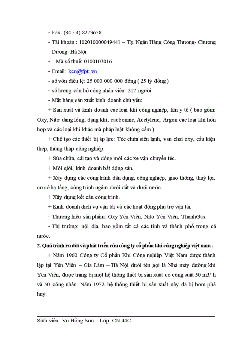 image for page Những nghiên cứu về chính sách giá cả của Công ty cổ phần khí công nghiệp Việt Nam 1