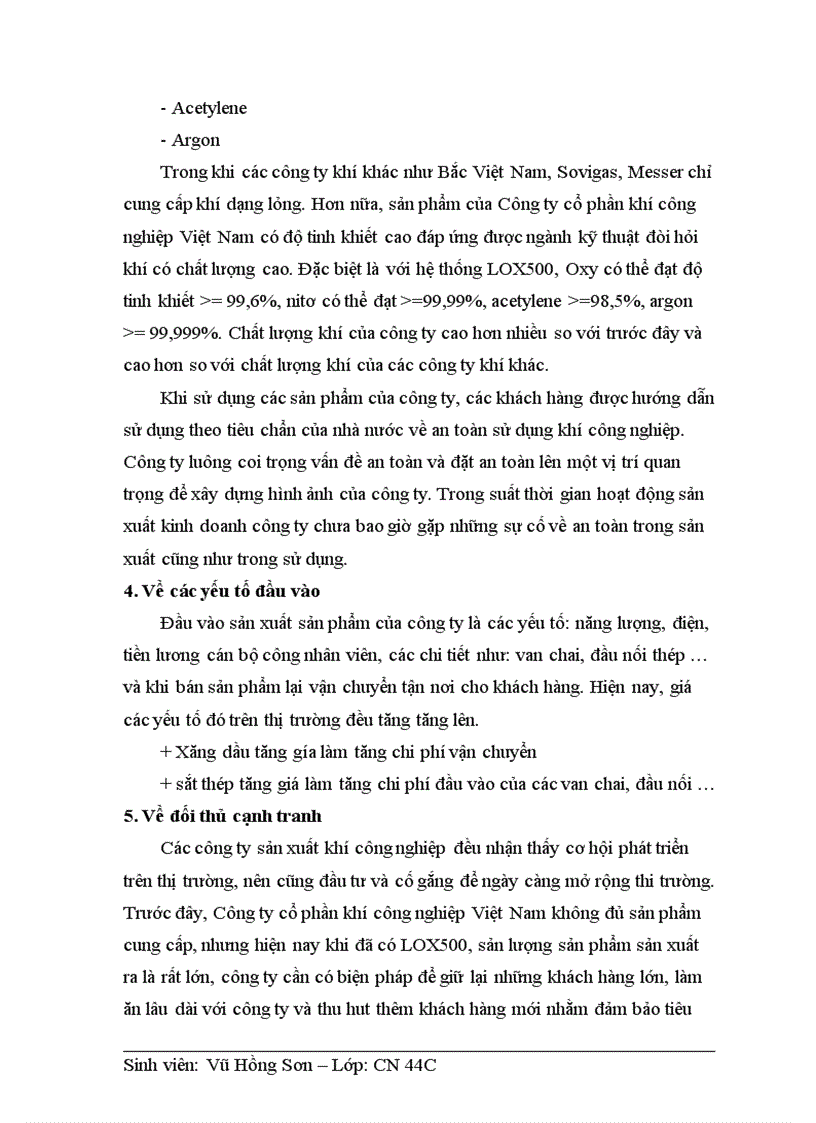 image for page Những nghiên cứu về chính sách giá cả của Công ty cổ phần khí công nghiệp Việt Nam 1