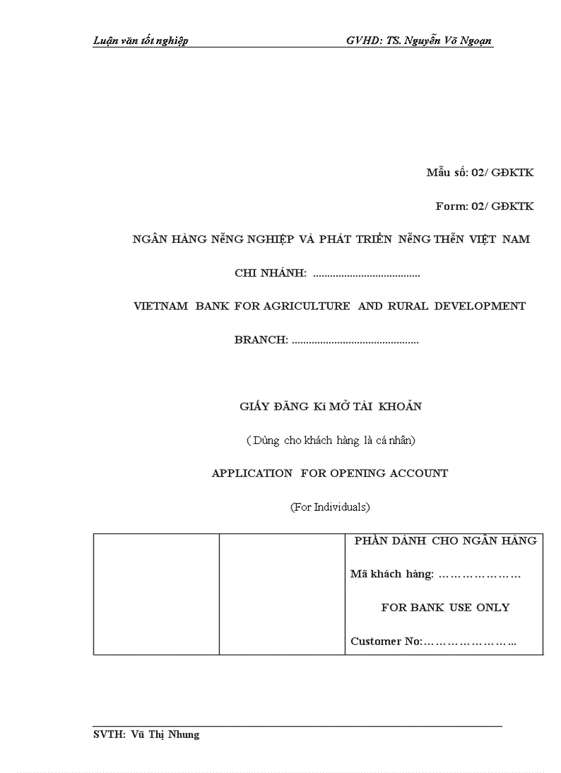image for page Nâng cao hiệu quả huy động vốn tại Ngân Hàng Nông Nghiệp và Phát Triển Nông Thôn chi nhánh Trung Yên