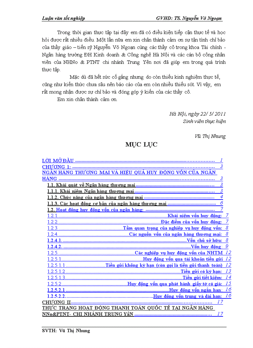 image for page Nâng cao hiệu quả huy động vốn tại Ngân Hàng Nông Nghiệp và Phát Triển Nông Thôn chi nhánh Trung Yên