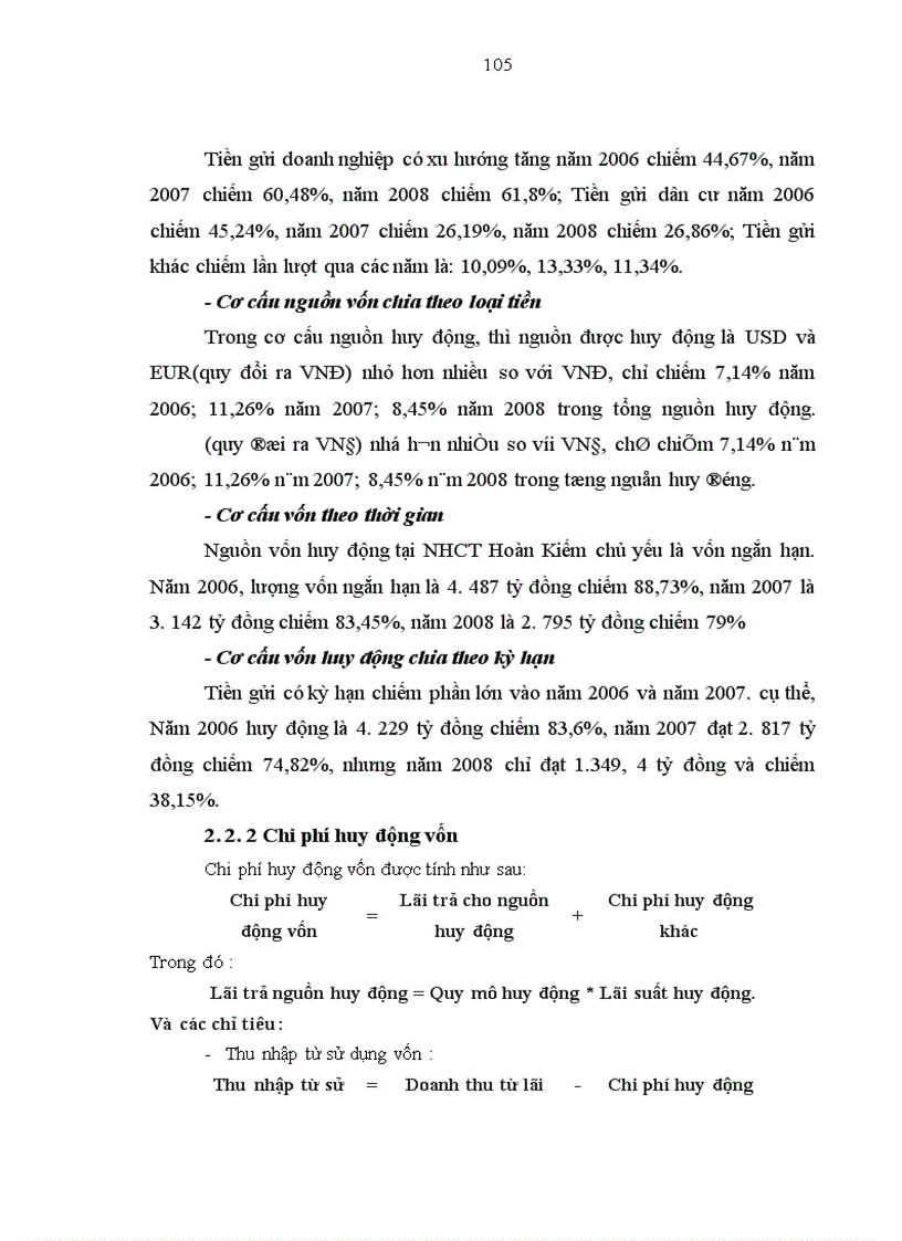 image for page Nâng cao hiệu quả huy động vốn tại Ngân hàng công thương Việt Nam Chi nhánh Hoàn Kiếm