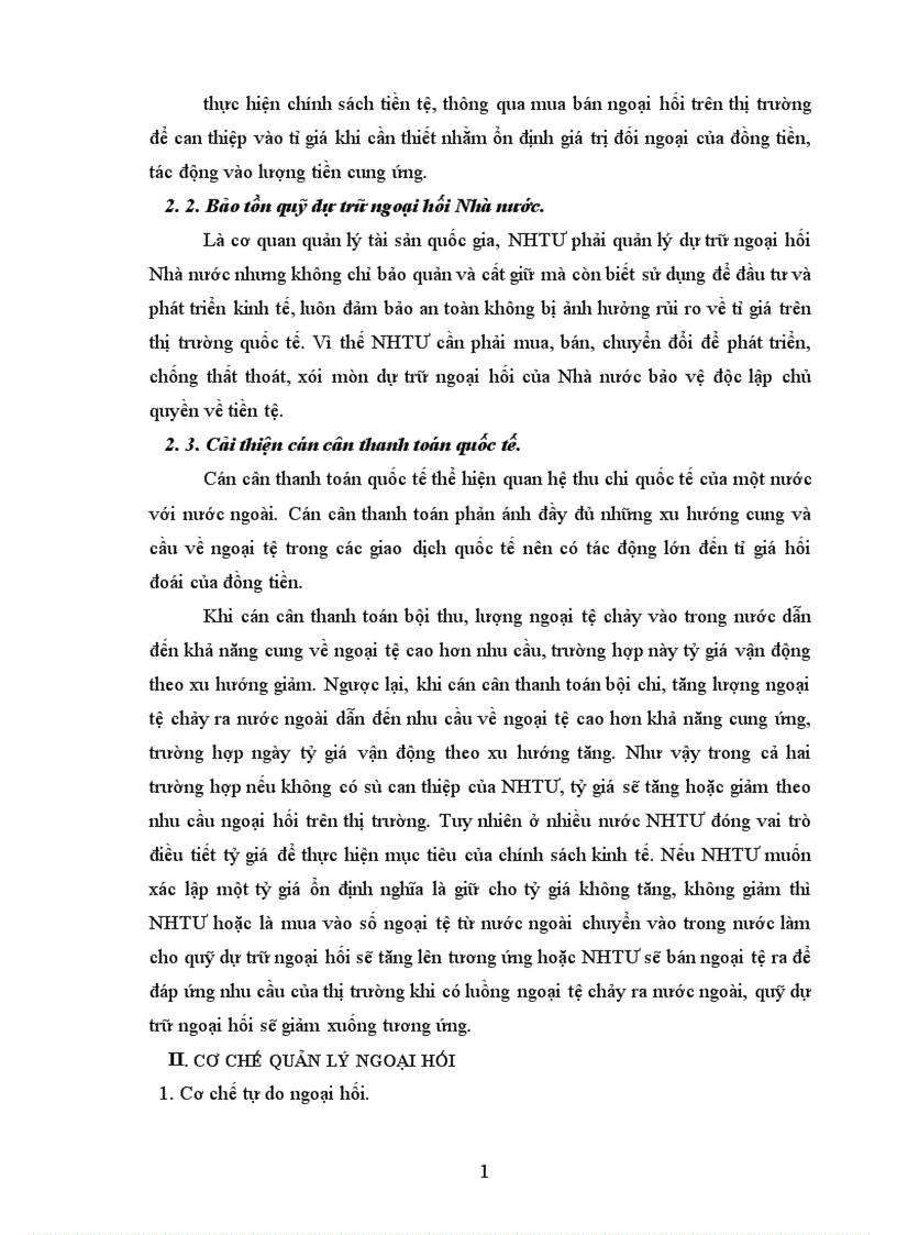 Quản lý ngoại hối củaNHNN Việt Nam Thực trạng và một số giải pháp