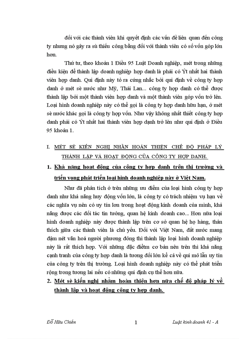 image for page Công ty hợp danh chế độ pháp lý thành lập hoạt động 1