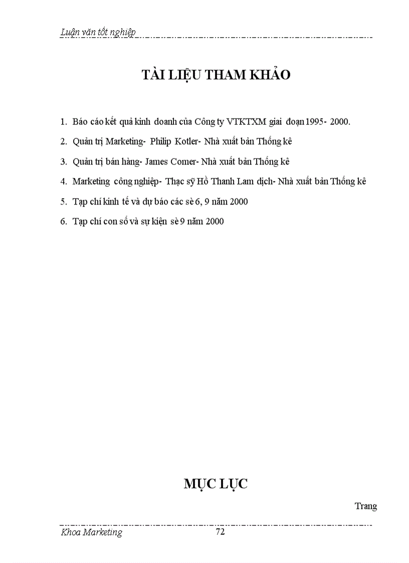 image for page Đẩy mạnh bán hàng cá nhân trong hoạt động tiêu thụ ở Công ty VTKTXM