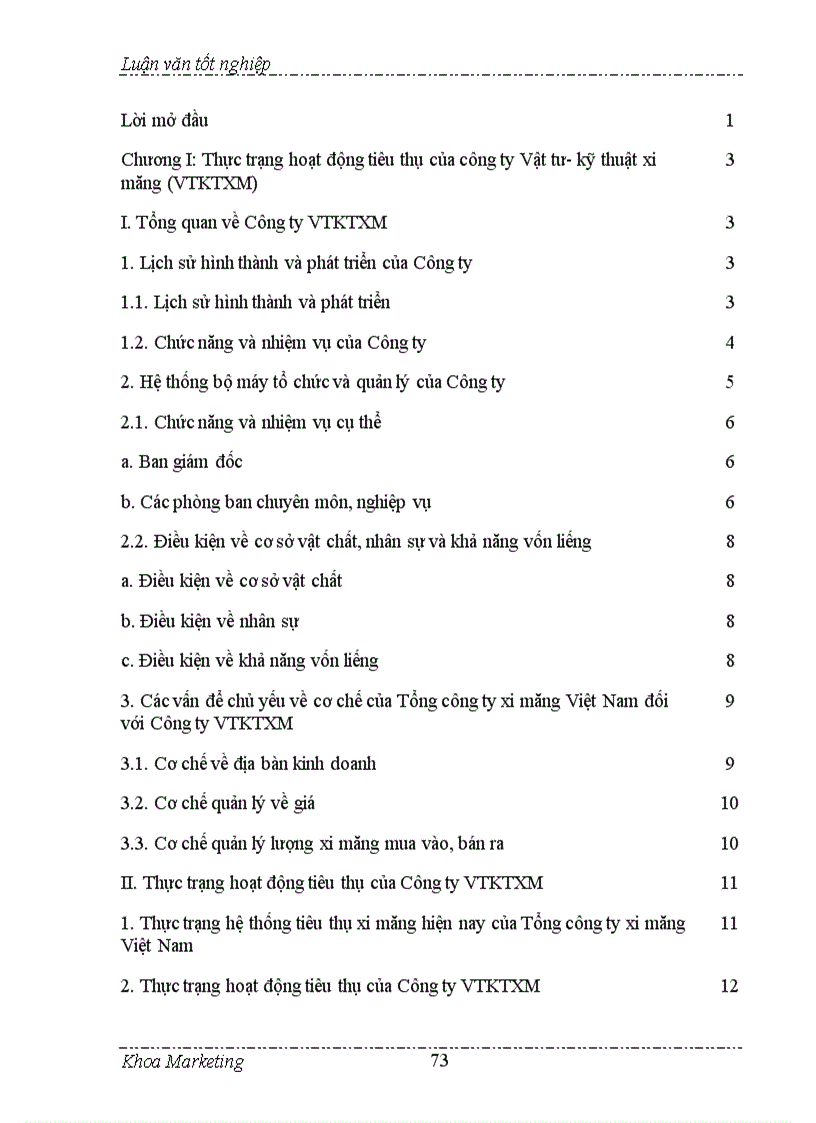 image for page Đẩy mạnh bán hàng cá nhân trong hoạt động tiêu thụ ở Công ty VTKTXM