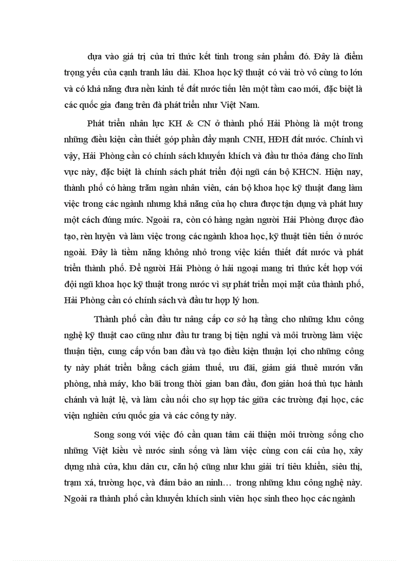 image for page Phát triển nhân lực khoa học và công nghệ trong quá trình công nghiệp hóa hiện đại hóa qua thực tiễn thành phố Hải Phòng