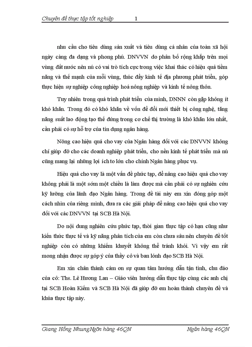 image for page Nâng cao hiệu quả cho vay đối với dnvvn tại ngân hàng tmcp sài gòn chi nhánh hà nội