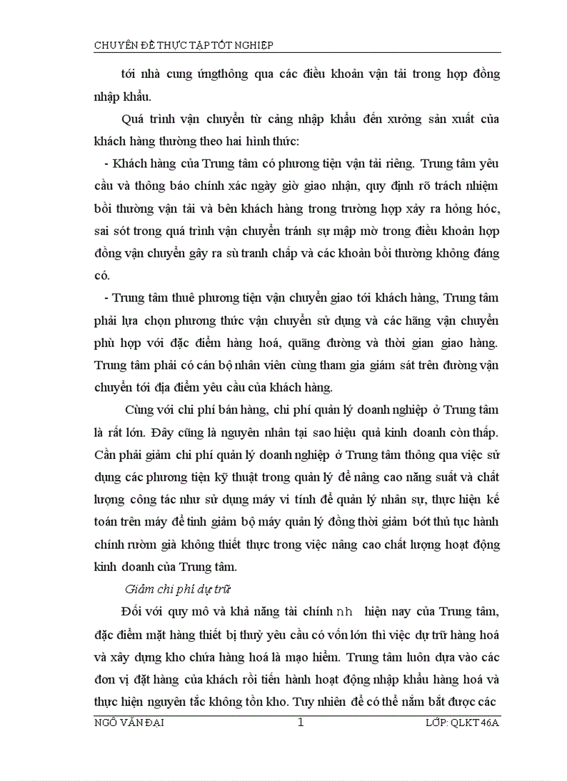 image for page Một số giải pháp về quản lý nhằm góp phần nâng cao hiệu quả hoạt động kinh doanh tại Trung tâm thương mại và xuất nhập khẩu thiết bị thuỷ