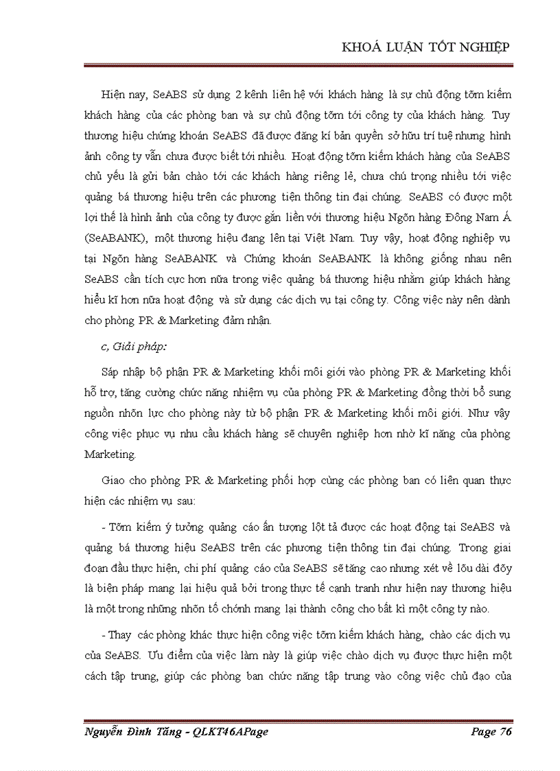 image for page Giải pháp hoàn thiện cơ cấu tổ chức Cty Chứng khoán SeABANK