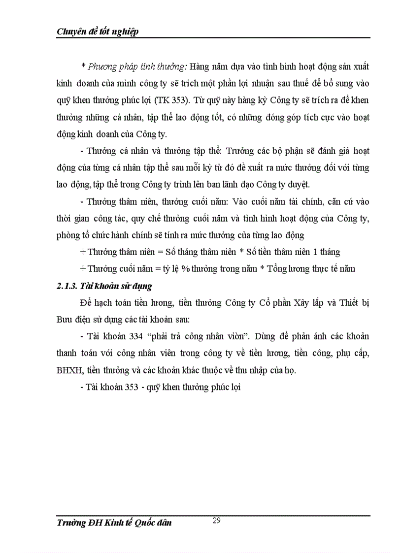 image for page Hoàn thiện kế toán tiền lương và các khoản trích theo lương tại Công ty Cổ phần Xây lắp và Thiết bị Bưu điện 1