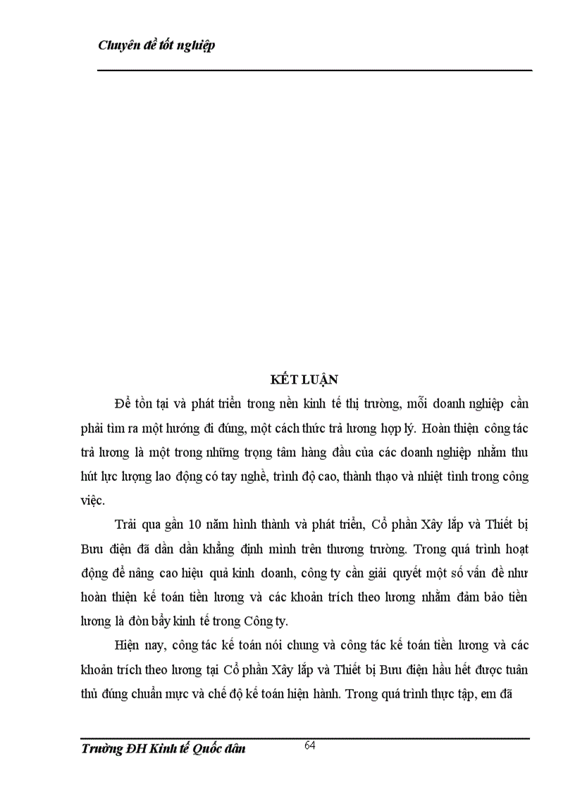 image for page Hoàn thiện kế toán tiền lương và các khoản trích theo lương tại Công ty Cổ phần Xây lắp và Thiết bị Bưu điện 1