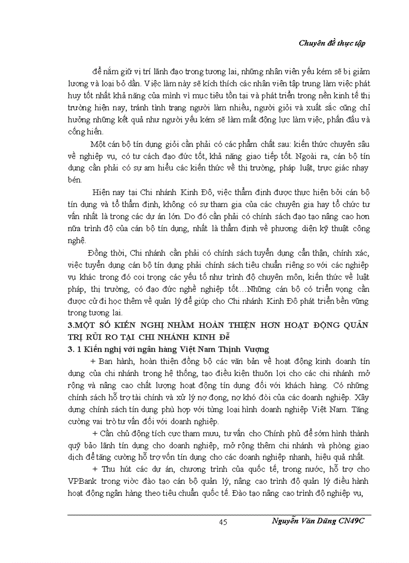 image for page Quản trị rủi ro tín dụng tại Chi nhánh Kinh Đô Ngân hàng Việt Nam Thịnh Vượng