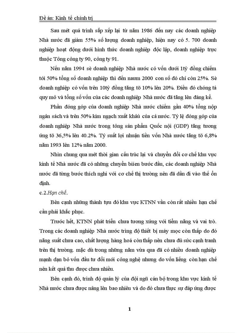 image for page Phân tích cơ cấu kinh tế nhiều thành phần ở nước ta mà Đại hội IX đã nêu và ích lợi của việc sử dụng nó vào việc phát triển kinh tế xã hội ở trong thời kỳ quá độ lên Chủ nghĩa xã hội ở Việt Nam