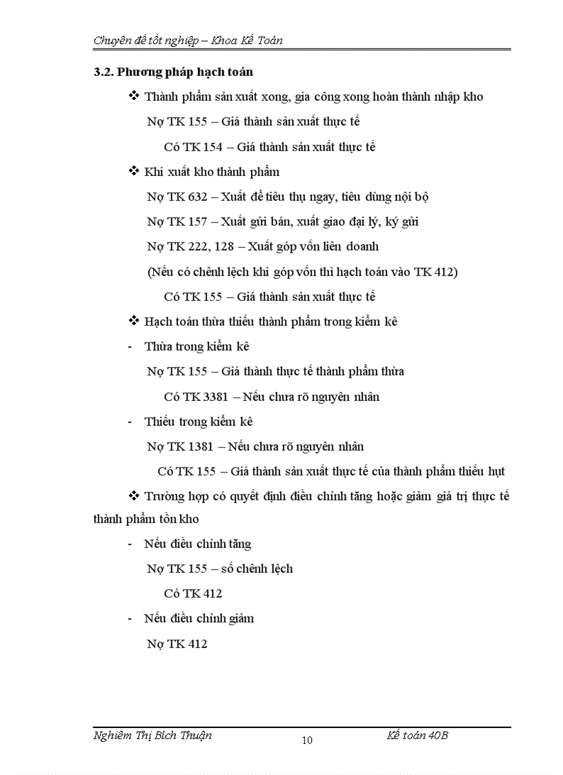 image for page thực trạng công tác hạch toán thành phẩm tiêu thụ và xác định kết quả tiêu thụ thành phẩm tại công ty cổ phần may Lê Trực