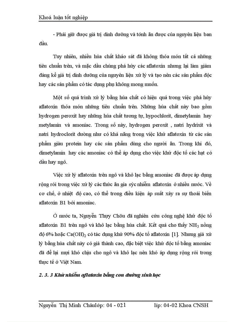image for page Phân lập và tuyển chọn các chủng vi khuẩn và vi nấm có khả năng khử aflatoxin nhiễm trên ngô lạc ở mức độ cao