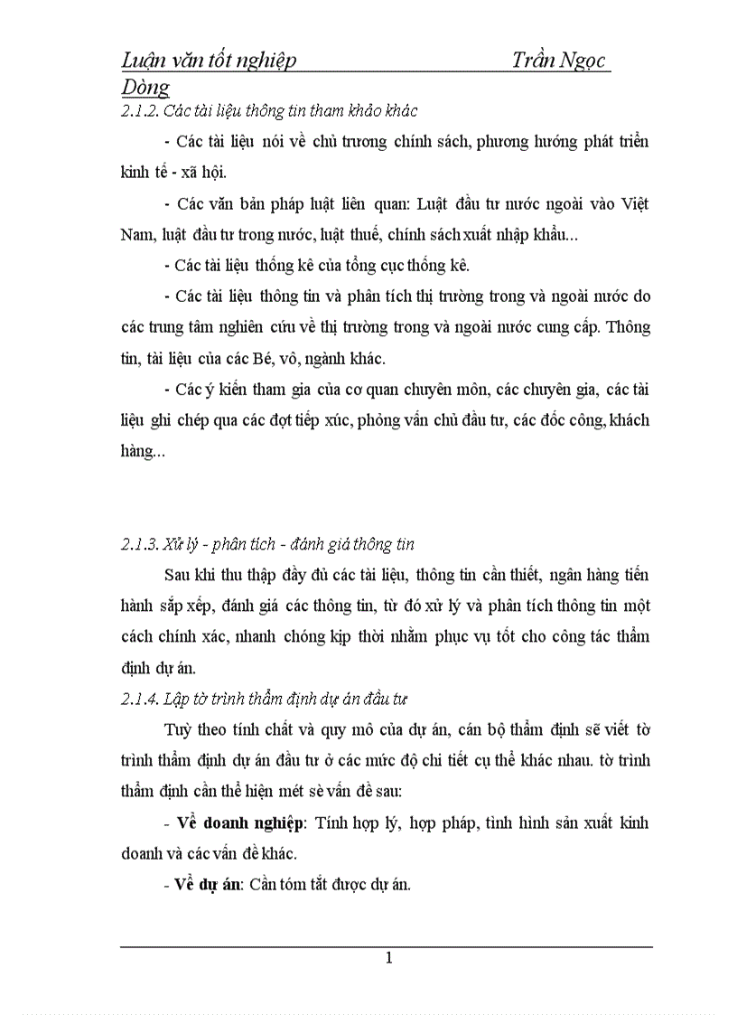 image for page Một số giải pháp nâng cao chất lượng thẩm định dự án đầu tư tại Sở giao dịch I Ngân hàng Công thương Việt Nam 1