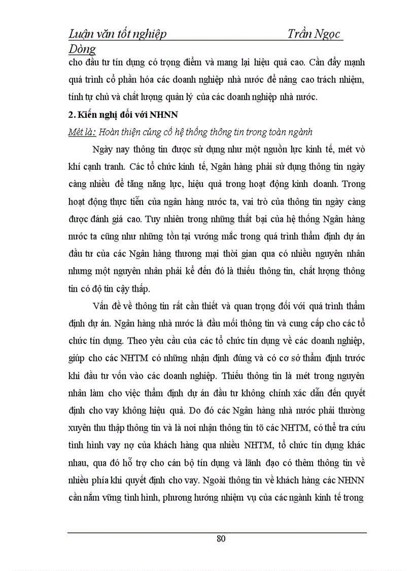 image for page Một số giải pháp nâng cao chất lượng thẩm định dự án đầu tư tại Sở giao dịch I Ngân hàng Công thương Việt Nam 1