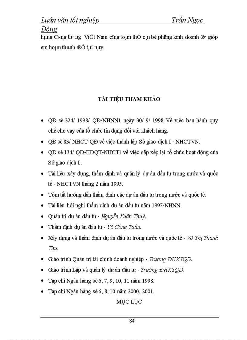 image for page Một số giải pháp nâng cao chất lượng thẩm định dự án đầu tư tại Sở giao dịch I Ngân hàng Công thương Việt Nam 1