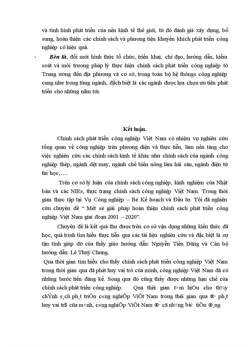 image for page Một số giải pháp hoàn thiện chính sách phát triển công nghiệp Việt Nam giai đoạn 2001 2020