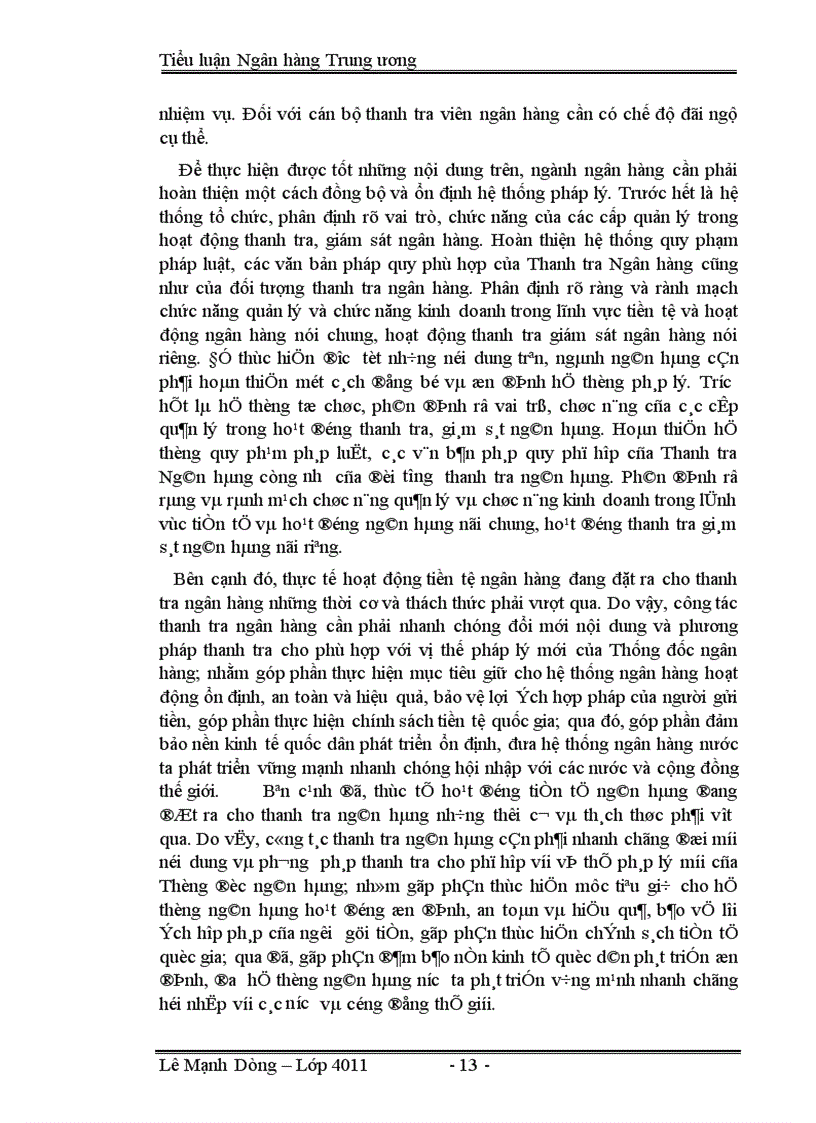 image for page Thực trạng hoạt động của thanh tra NHNN Việt nam trong thời gian qua