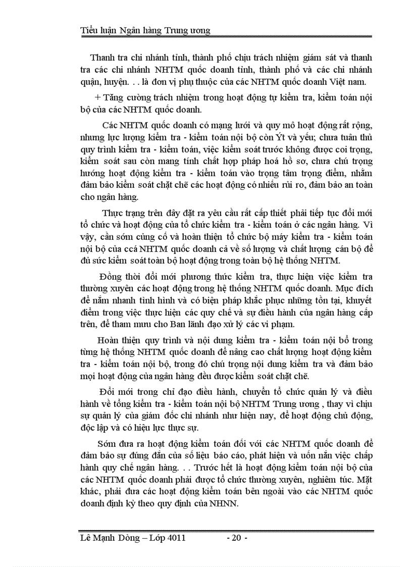 image for page Thực trạng hoạt động của thanh tra NHNN Việt nam trong thời gian qua