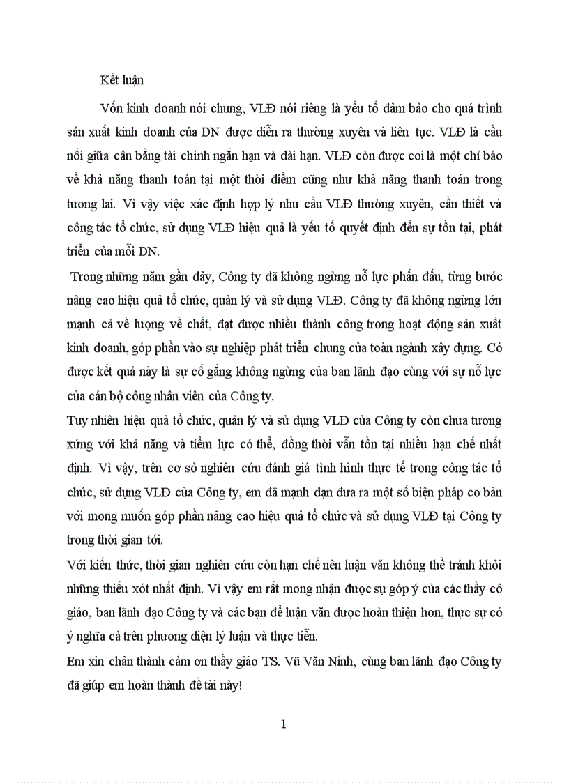 image for page Giải pháp nâng cao hiệu quả sử dụng vốn lưu động tại Công Ty Cổ Phần Sông Đà Việt Hà
