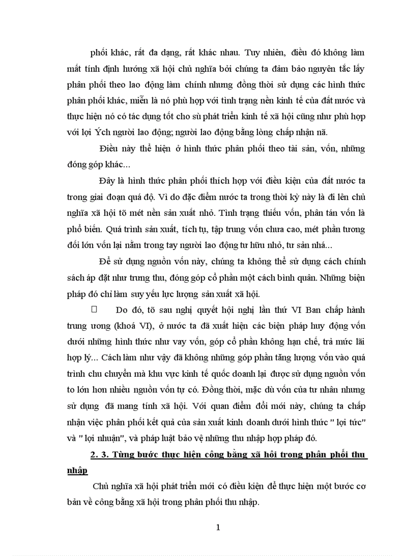 image for page Lợi ích kinh tế và các hình thức phân phối thu nhập ở Việt Nam hiện nay