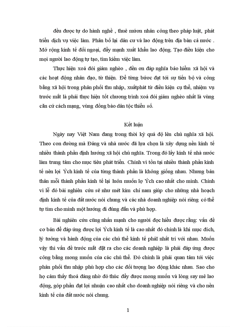 image for page Lợi ích kinh tế và các hình thức phân phối thu nhập ở Việt Nam hiện nay