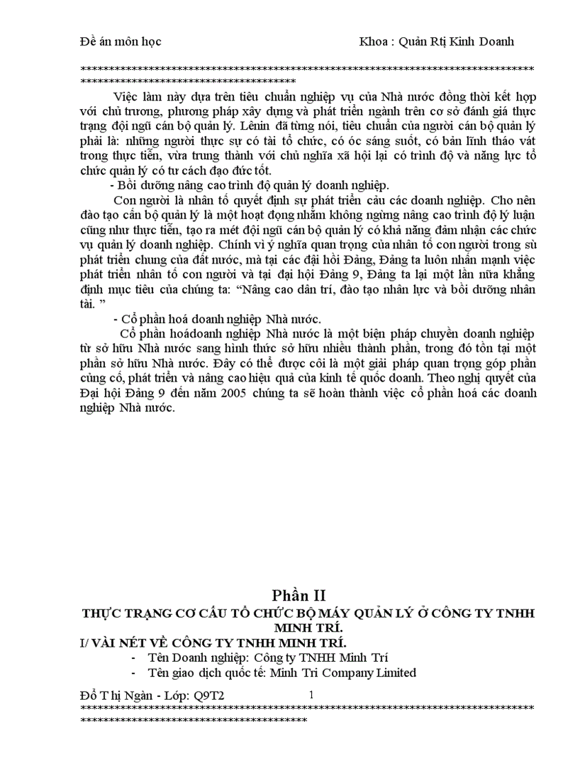 image for page Hoàn thiện cơ cấu tổ chức bộ máy quản lý ở công ty TNHH Minh Trí 1