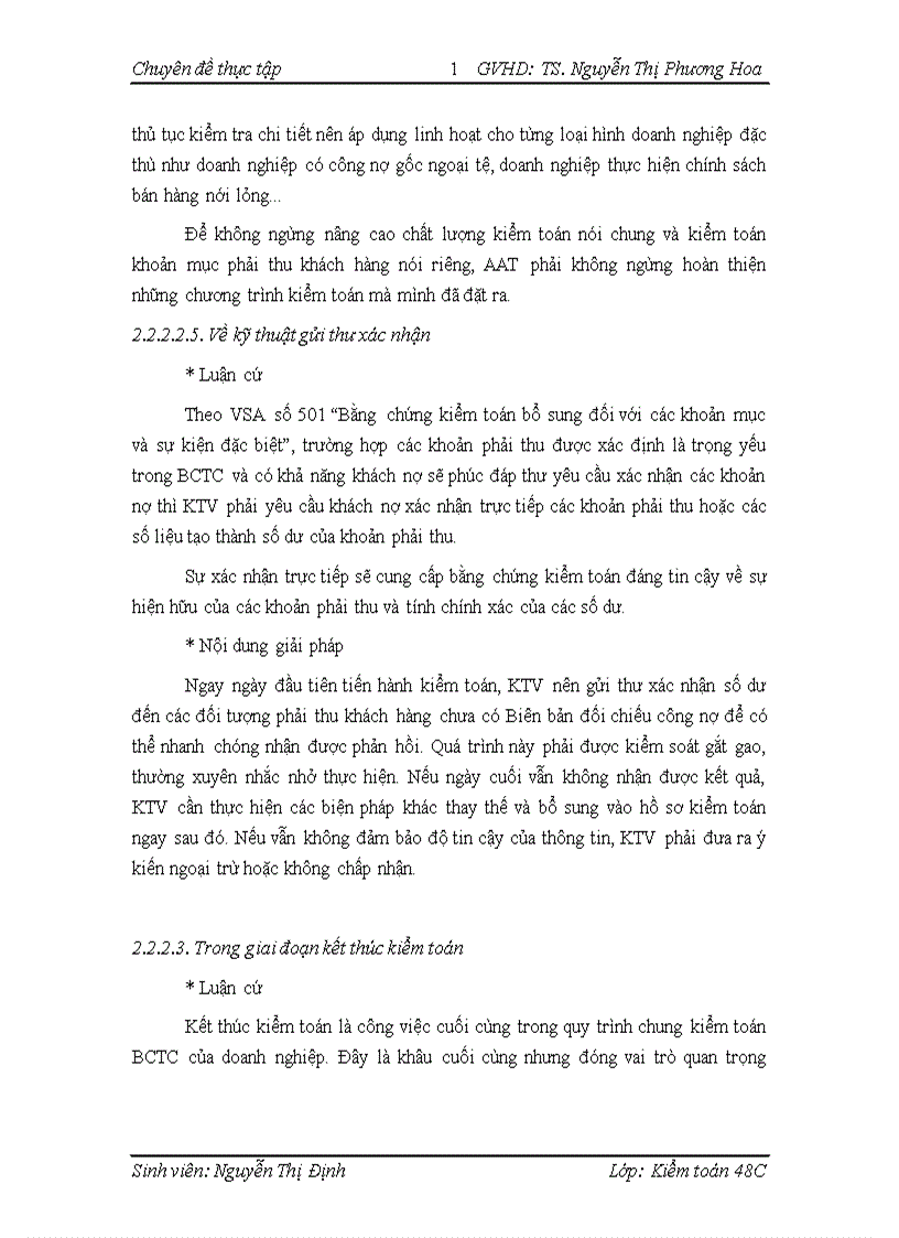 image for page Hoàn thiện công tác kiểm toán khoản mục phải thu khách hàng trong kiểm toán BCTC do Công ty TNHH Dịch vụ Kiểm toán Kế toán và Tư vấn Thuế AAT thực hiện