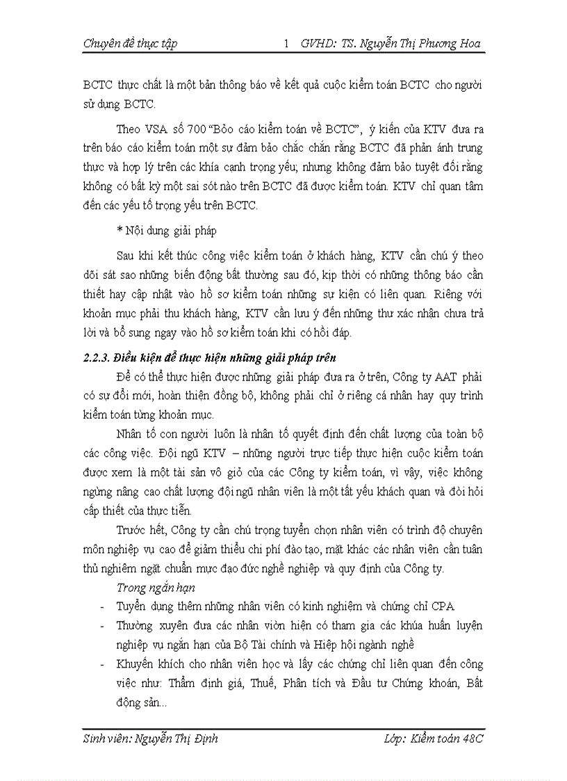 image for page Hoàn thiện công tác kiểm toán khoản mục phải thu khách hàng trong kiểm toán BCTC do Công ty TNHH Dịch vụ Kiểm toán Kế toán và Tư vấn Thuế AAT thực hiện
