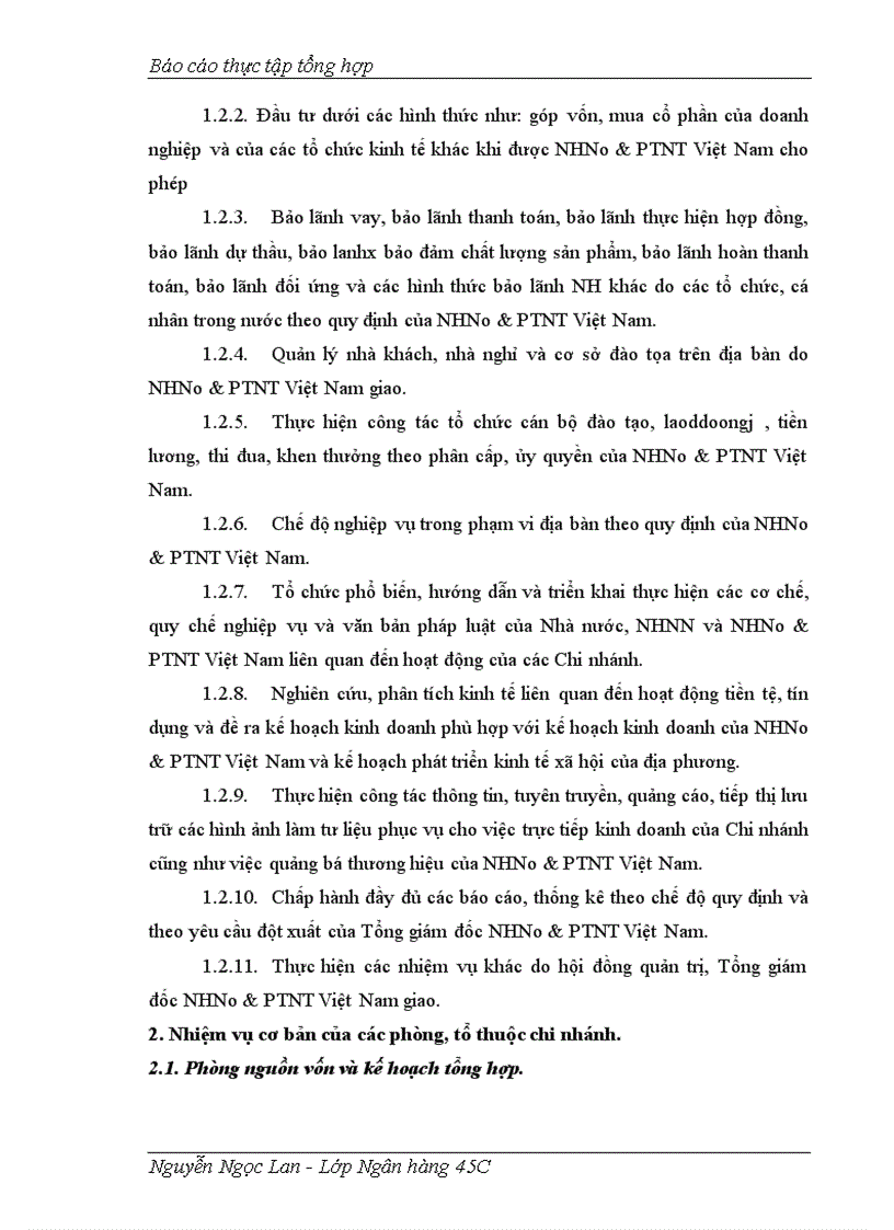 image for page Tình hình hoạt động của chi nhánh NHNo PTNT Láng Hạ trong những năm qua