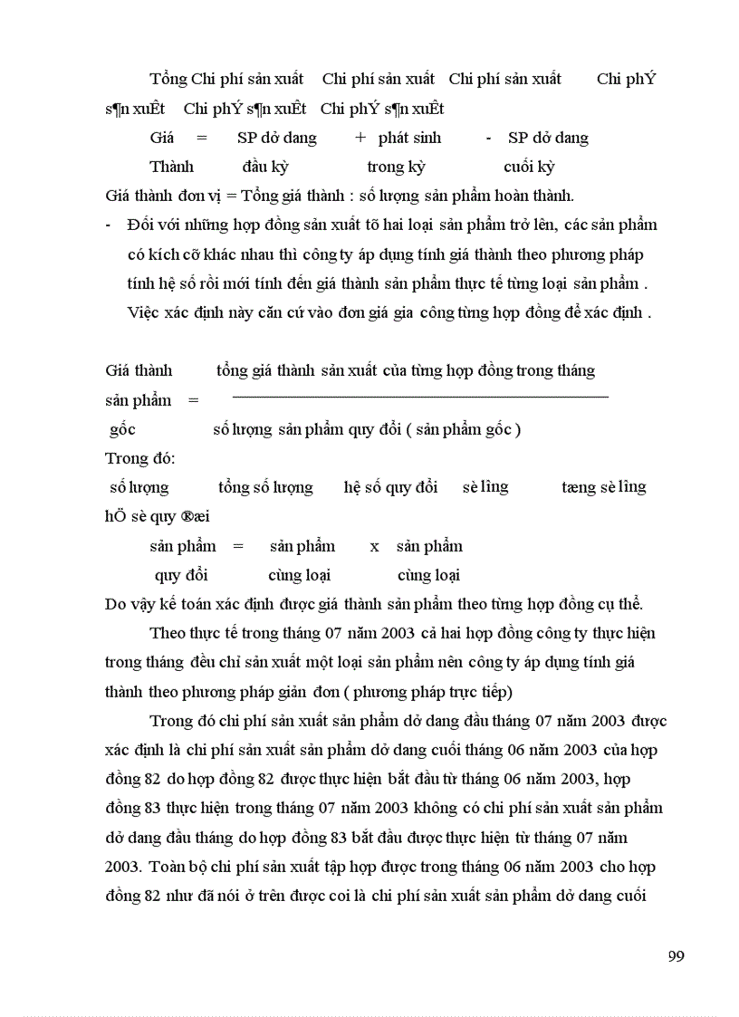 image for page Kế toán chi phí sản xuất và tính giá thành sản phẩm tại Công ty Bình Minh 1