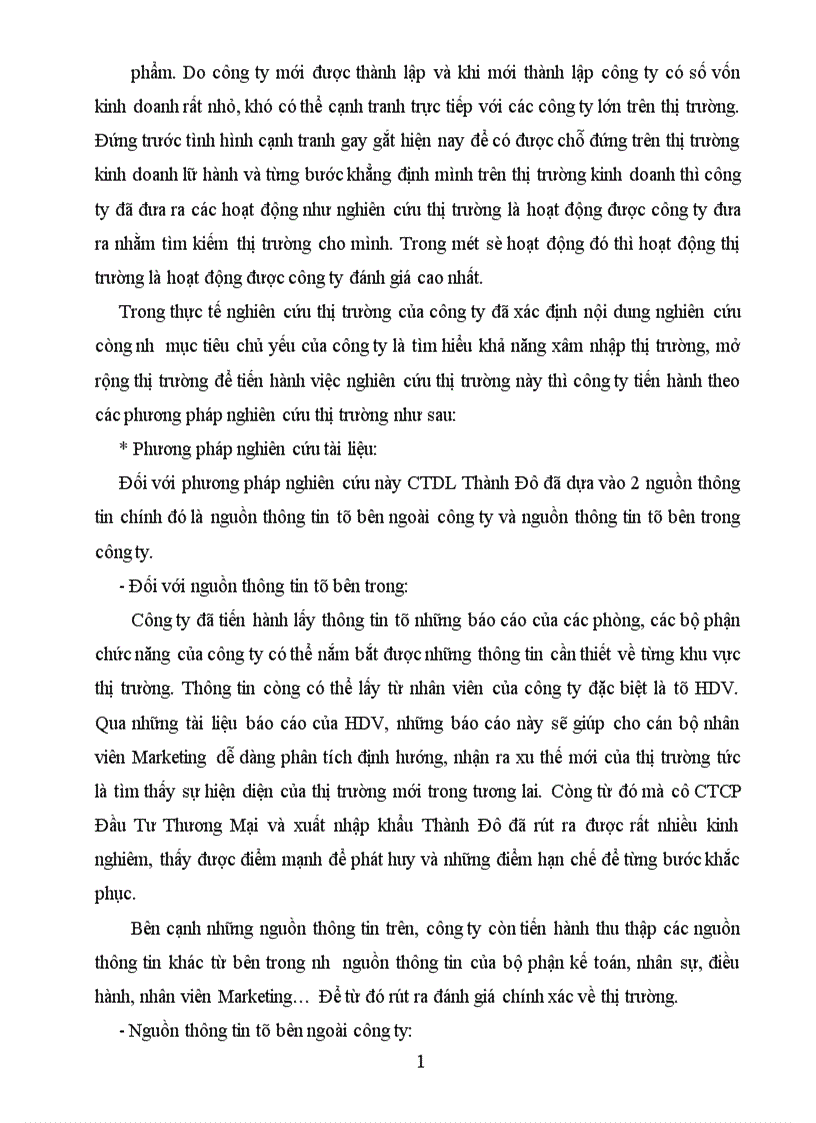 image for page Hoạt động kinh doanh của CTCP Đầu Tư Thương Mại và xuất nhập khẩu Thành Đô