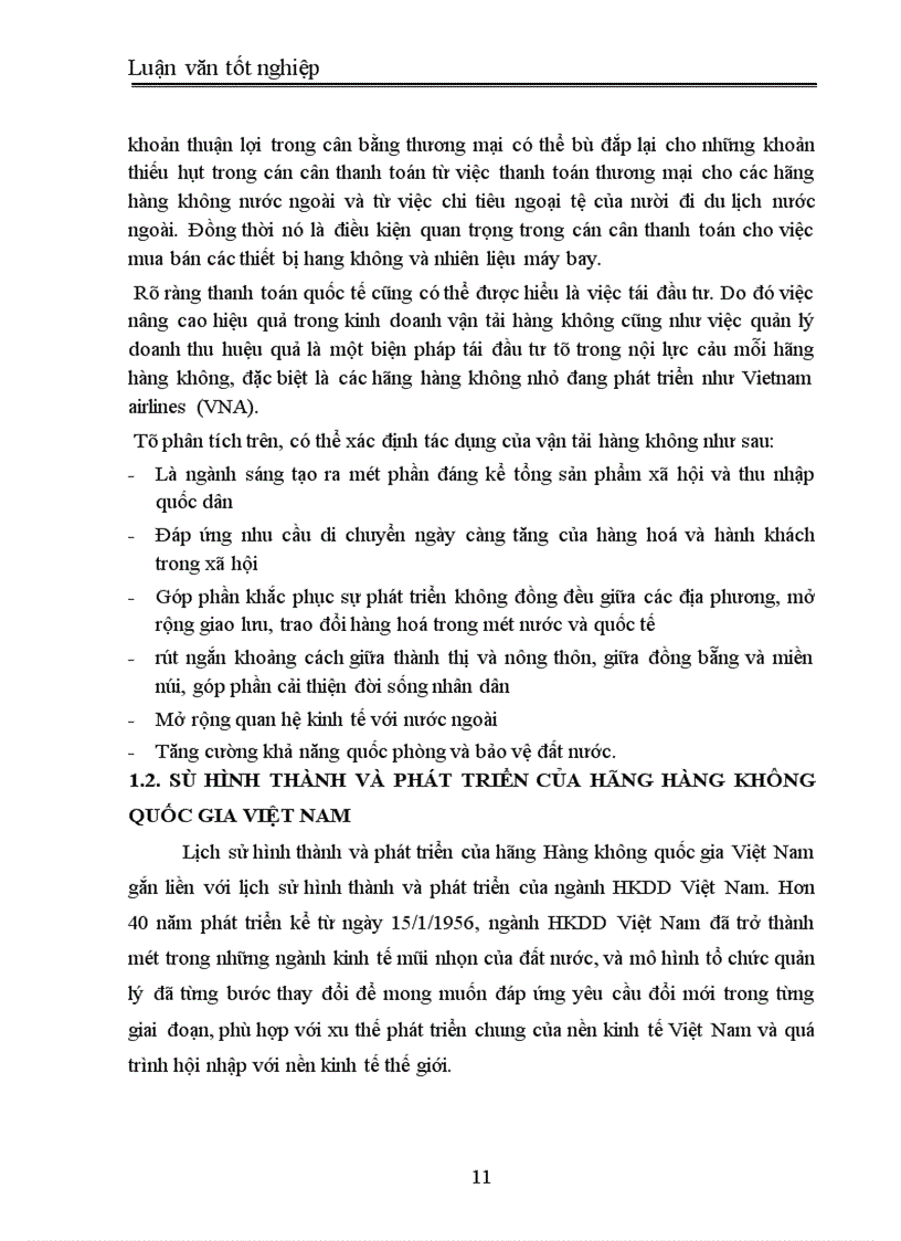 image for page Một số giải pháp nhằm nâng cao hiệu quả kinh doanh vận tải hàng không của hãng hàng không Quốc gia Việt Nam Vietnam Airlines 1