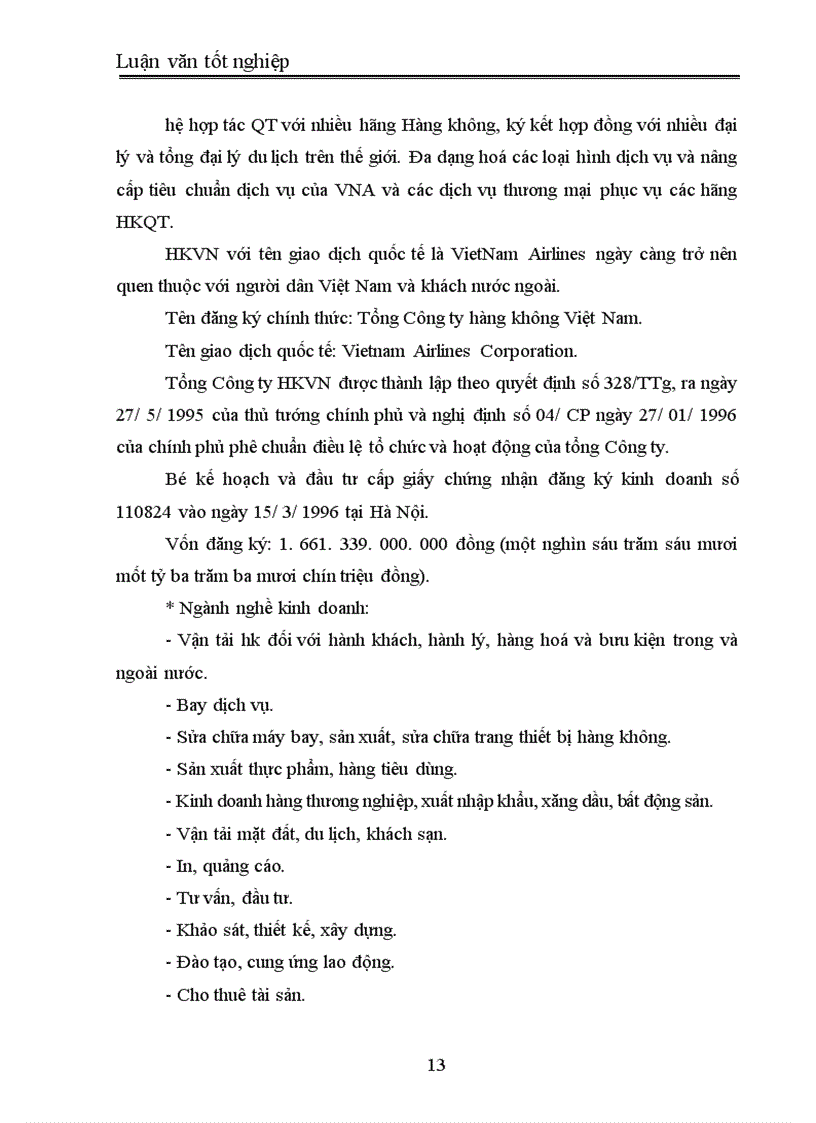 image for page Một số giải pháp nhằm nâng cao hiệu quả kinh doanh vận tải hàng không của hãng hàng không Quốc gia Việt Nam Vietnam Airlines 1