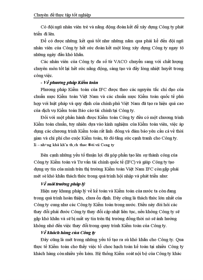 image for page Thực trạng kiểm toán khoản mục TSCĐ trong kiểm toán báo cáo tài chính do công ty TNHH Kiểm toán và Tư vấn tài chính quốc tế IFC thực hiện 1