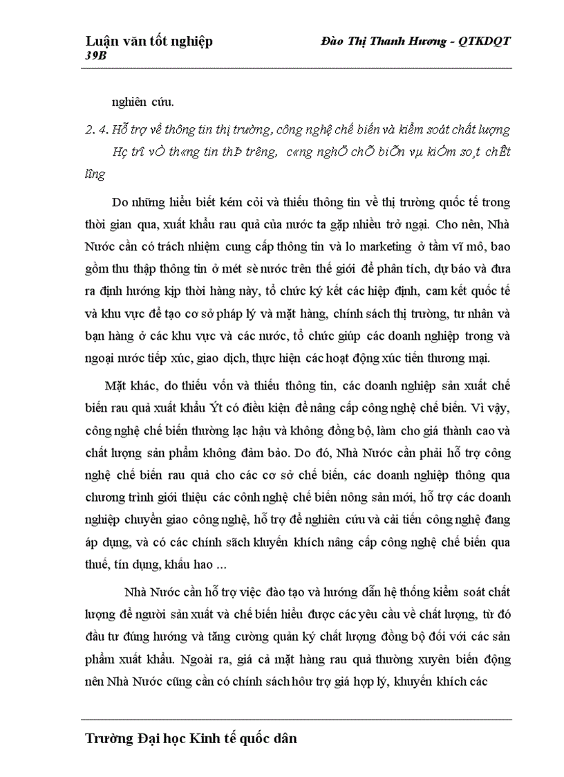 image for page Một số giải pháp nhằm thúc đẩy hoạt động xuất khẩu của Tổng công ty rau quả Việt Nam sang Viễn Đông Liên Bang Nga