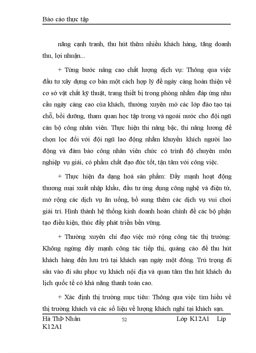 image for page Báo cáo thực tập về khách sạn Hoàng Gia