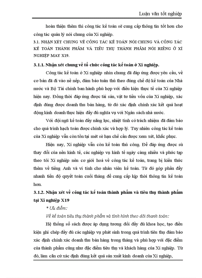 image for page Tổ chức công tác kế toán thành phẩm tiêu thụ thành phẩm và xác định kết quả kinh doanh tại Xí nghiệp May X19 1