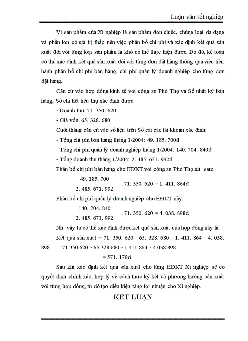 image for page Tổ chức công tác kế toán thành phẩm tiêu thụ thành phẩm và xác định kết quả kinh doanh tại Xí nghiệp May X19 1