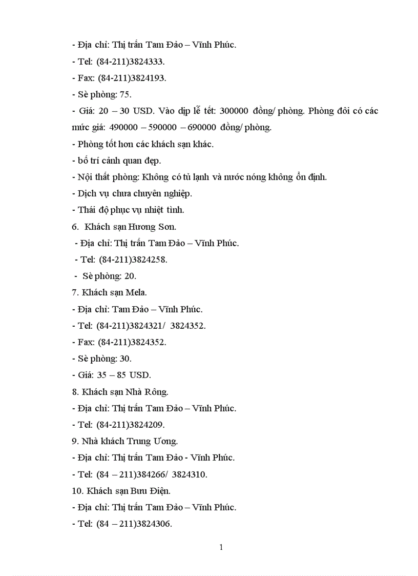 image for page Báo cáo thực tập tổng hợp về Khu du lịch Tam Đảo