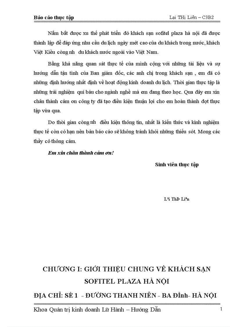 image for page Hoạt động kinh doanh lữ hành của khách sạn sofitel plaza hà nội