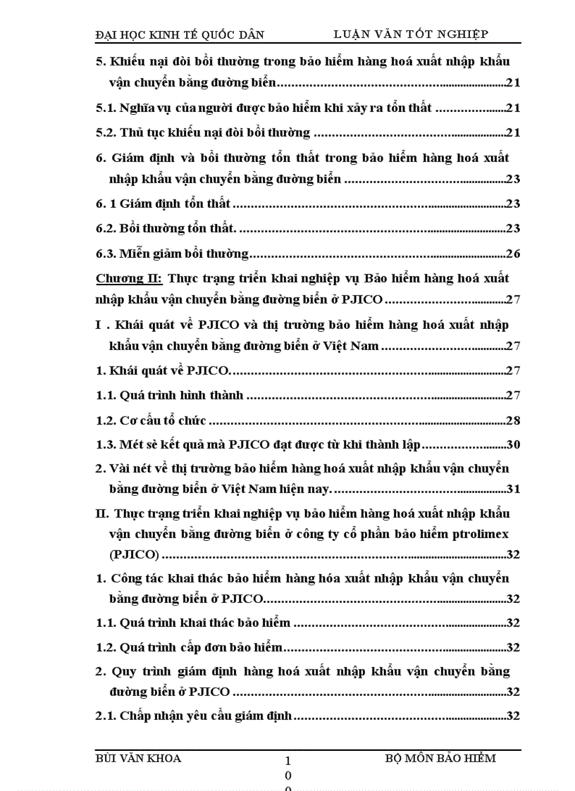 image for page Thực trạng triển khai nghiệp vụ bảo hiểm hàng hoá xuất nhập khẩu vận chuyển bằng đường biển ở công ty cổ phần bảo hiểm Petrolimex PJICO