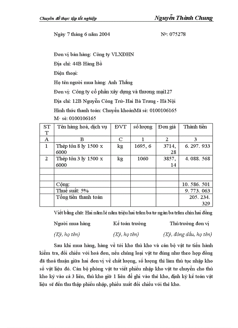 image for page Hoàn thiện công tác kế toán nguyên vật liệu và công cụ dụng cụ tại Công ty cổ phần xây dựng và thương mại127 1