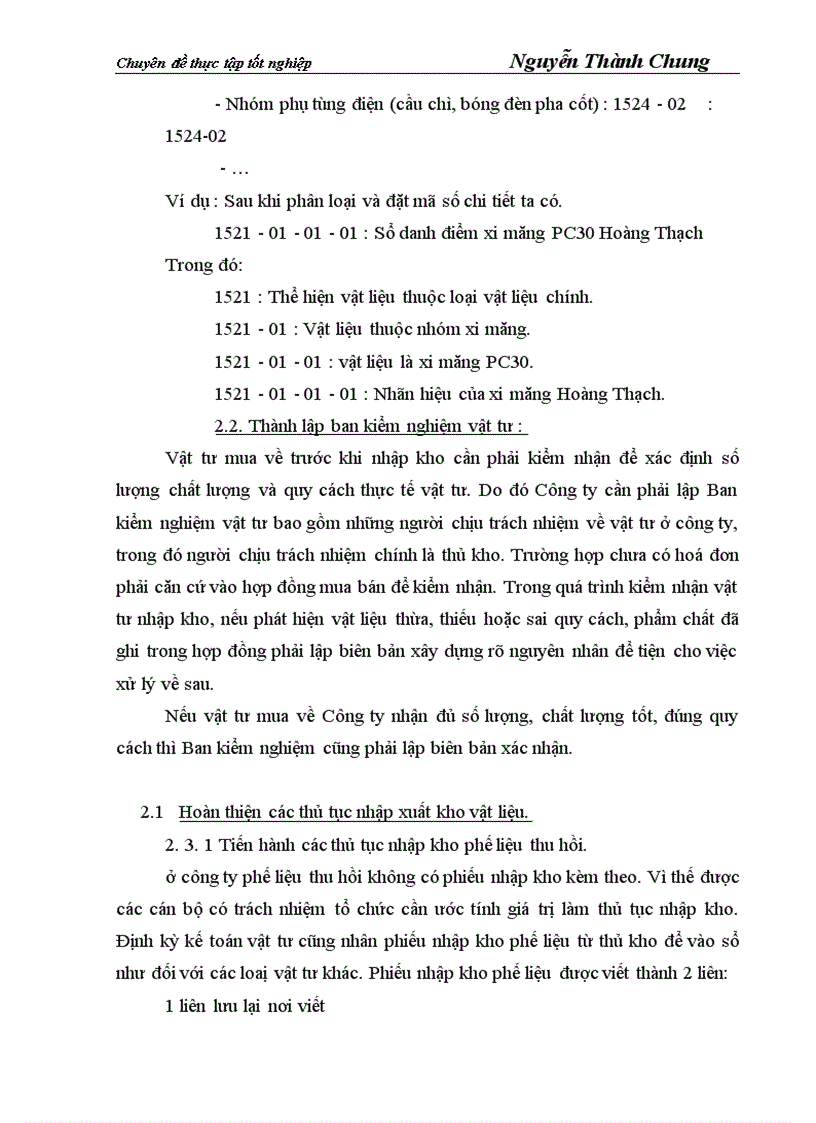 image for page Hoàn thiện công tác kế toán nguyên vật liệu và công cụ dụng cụ tại Công ty cổ phần xây dựng và thương mại127 1