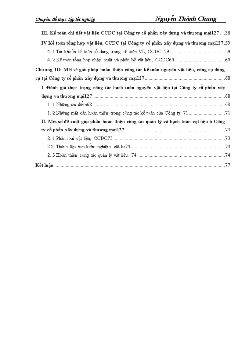 image for page Hoàn thiện công tác kế toán nguyên vật liệu và công cụ dụng cụ tại Công ty cổ phần xây dựng và thương mại127 1